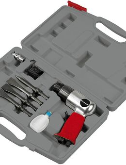 Einhell Druckluft-Meisselhammer DMH 250/2 (6,3bar max., Alu-Druckguss Gehäuse, rutschsicherer Handgriff, inkl. 4-tlg. Meisselset & Transportkoffer) - Wuppertal