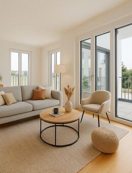 Neubau-Highlight in Langwied: 4-Zimmer-Wohnung mit Balkon, TG, Luxus-Küche & Blick ins Grüne - München