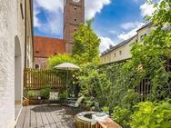 UNIKAT FÜR INDIVIDUALISTEN Gartenwohnung mitten im Hackenviertel - München