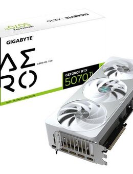 Gigabyte GeForce RTX 5070 Ti AERO OC 16G Grafikkarte - 16GB GDDR7, 256 Bit, PCI Grafikkarte