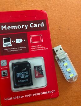 Mikro SD Karte 2 TB zu verschenken Und LED Lampev Versand mit Sendung Numner - München