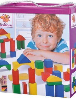 Eichhorn Bunt Spielbausteine, (100 St), Made in Germany, FSC®- schützt Wald - weltweit