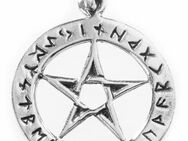 Pentagramm mit Runen Silber Anhänger - Wuppertal