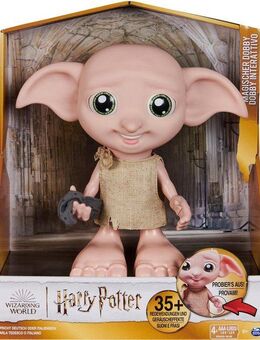 Spin Master Spielfigur Wizarding World - Dobby - Interaktiver Hauself (zweisprachig DE+IT), mit Geräuschen und Bewegungen