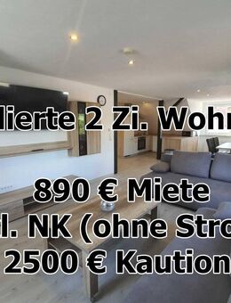 ab 01.09 - möblierte 2 Zimmer Wohnung in Balingen - Dürrwangen - Balingen