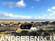 Ferienwohnung unter Reet an den Dünen mit Meerblick in Rantum - Sylt