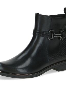 Caprice Stiefelette, Blockabsatz, Businessschuh, Boots mit edlem Schmuckelement