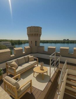 spektakuläres Penthouse mit Turm, 7 Zimmer 3 Terrassen - Potsdam