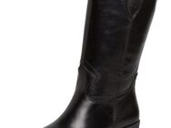 Tamaris Westernstiefel, Blockabsatz, Langschaftstiefel mit Ziernähten, in spitzer Form