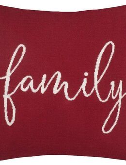 TOM TAILOR HOME Dekokissen Family, aus hochwertiger Baumwolle, Kissenhülle ohne Füllung, 1 Stück