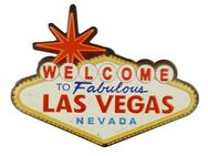 Toolles Blechschild Welcome to Fabulous Las Vegas USA 30x40 cm - Berlin
