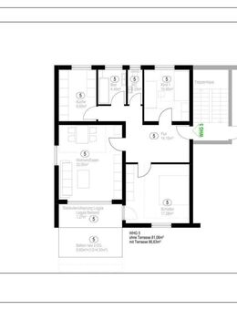 Großzügige 3 Zimmer Wohnung Aystetten - Aystetten