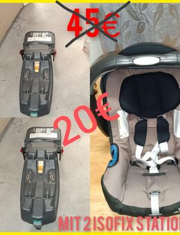 Babyschale mit 2 Isofixstationen - Ludwigshafen (Rhein)