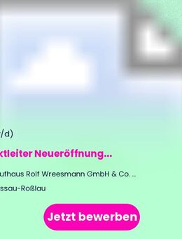 Marktleiter (m/w/d) Neueröffnung - Dessau-Roßlau