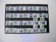 Briefmarken Bund, Zusammendrucke, Sehenswürdigkeiten, W79-W94 komplett - Erftstadt