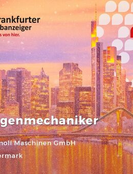 Industriemechaniker / Mechatroniker / Montagemechaniker / Anlagenmechaniker / Anlagenmonteur (m/w/d) Schwerpunkt Vormontage - Rödermark