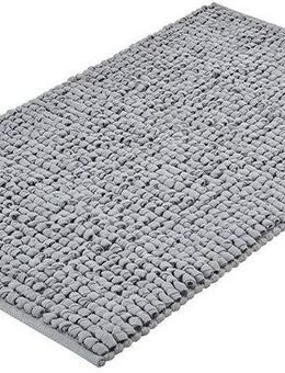 Kleine Wolke Badematte Brava, Höhe 15 mm, beidseitig nutzbar, fußbodenheizungsgeeignet, Baumwolle, rechteckig, Badteppich, Uni Farben, dicke Schlaufen, handgewebt