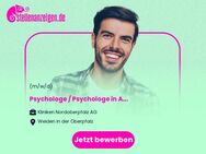 Psychologe (m/w/d) / Psychologe (m/w/d) in Ausbildung bzw. PIA (PT II) oder Klinischer Psychologe (m/w/d) - Weiden (Oberpfalz)
