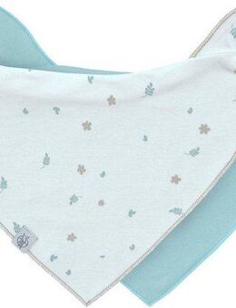 LÄSSIG Dreieckstuch Bandana, Floral, (Set, 2-St), für Babys, wasserdicht