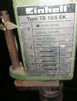 Alte Einhell Standbohrmaschine, funktioniert, - Mülheim (Ruhr)