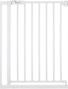 Hauck Türschutzgitter Open N Stop 2 Set inklusive Verlängerung 9 cm, White, auch als Treppenschutzgitter verwendbar, 84-89 cm