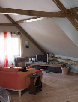 3-Zi.-DG-Whg., großz., WZ mit Sichtdachstuhl, offene Küche, Bad mit Wanne und Dusche, Dachterrasse - Neufahrn (Niederbayern)