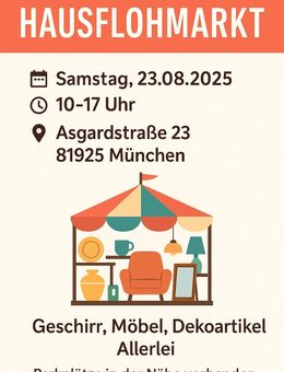 Hausflohmarkt in Bogenhausen - Sauerlach