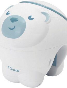 Chicco Nachtlicht Projektor Eisbär, blau, Deckenprojektion, Einschlafhilfe, Farbwechsel, Melodien, Nachtlichtfunktion, Farbwechsler, mit Projektor und Soundfunktion