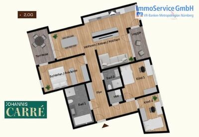 Neubau 4-Zimmer-Egentumswohnung im Herzen Nürnbergs - 19 Neubau-Einheiten