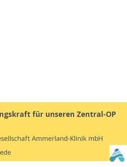 OP-Reinigungskraft für unseren Zentral-OP - Westerstede