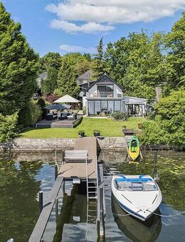 Haveljuwel der Extraklasse - Direkt am Wasser mit unverbaubarem Blick und Doppelbootssteg - Berlin