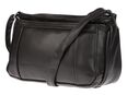 Damen Schultertasche/Handtasche Umhängetasche Crossover Bag Leder Optik-schwarz,Neu in 64354