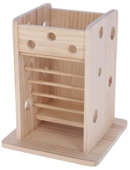 Kerbl Pet Heu- und Gemüseturm für Kleintiere - L 24 x B 24 x H 30 cm