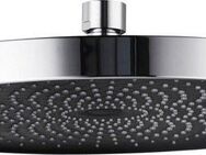 WENKO Kopfbrause Softwater, (1-tlg), Chrom/Schwarz, Ø 26 cm