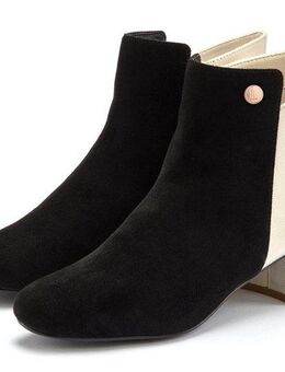 LASCANA Stiefelette mit raffiniertem Detail und Blockabsatz, kurzer Stiefel VEGAN