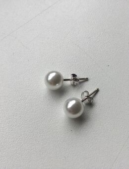 Damen Schmuck Ohrstecker mit Perle 925er Sterling Silber - Fulda