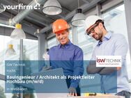 Bauingenieur / Architekt als Projektleiter Hochbau (m/w/d) - Wiesbaden