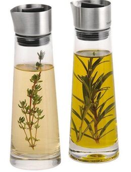 blomus Menage-Set Alinjo, (Set, 2-tlg., 1 Essig-, 1 Ölmenage)