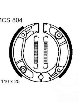 TRW Bremsbacken Bremsbelag brake-pads für Honda CB CBX MB MBX MT - Eschershausen