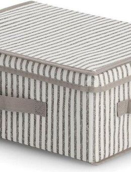 Zeller Present Aufbewahrungsbox Stripes, Vlies, beige