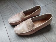 Giorgio Fabiani Damen Slipper/Schuhe Gr.40 Leder Beige/Creme **Anschauen** - Köln