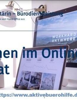 Online Assistenz – Sekretärin – Bürodienstleistung digital - München