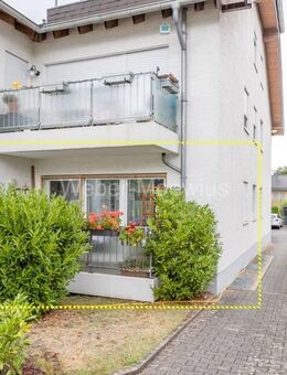 Gepflegte 2-Zimmer-Wohnung (Hochparterre) mit überdachtem Balkon / plus Stellplatz - Lohmar