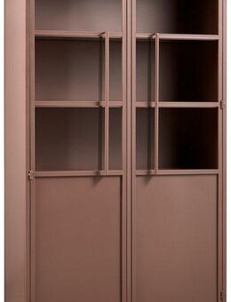 WOOOD Vitrine Exhibit mit Glastüren und viel Stauraum, H 170 cm x B 99 cm