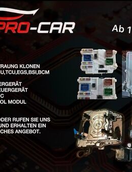 KLONEN-DATENÜBERTRAGUNG REPARATUR DSG DKG EGS BSI BCM ECU TCU - Kornwestheim