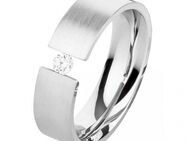 Damenring Edelstahl DE346 mit Zirkonia - Aholming