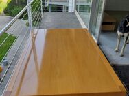 Coutchtisch long aus Vollholz, Original,1967er Jahre - Neusäß