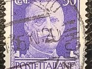 Briefmarke POSTE ITALIANE, King Viktor, 50 Cent, gestempelt - Leverkusen