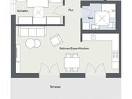 Sonnenverwöhnte 2 Zimmer Neubauwohnung mit KfWDarlehen! WE05 - Dombühl