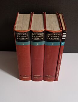 Meyers Kleines Lexikon in 3 Bänden mit Ergänzungsband 1967 - 1971 - Nürnberg